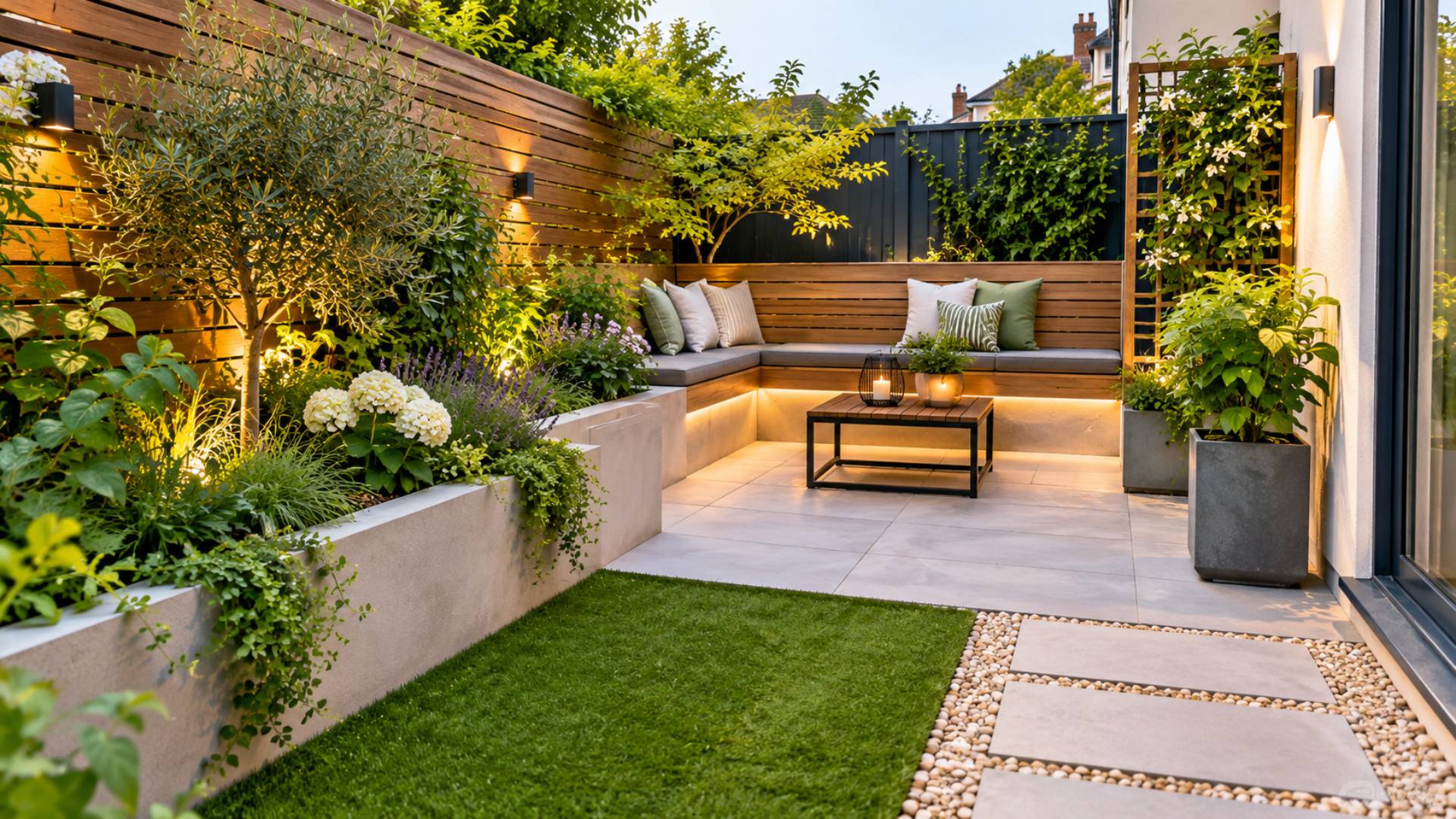 modern garden landscaping ideas for small spaces